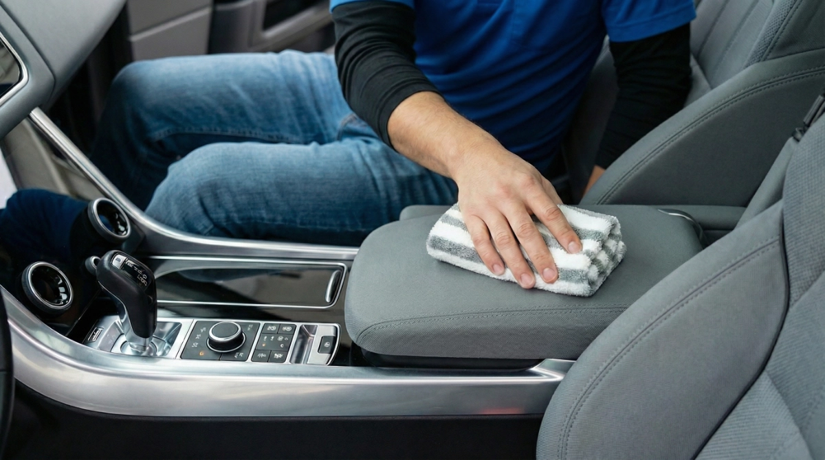 Cloth seat shampooing extraction in Barrington IL